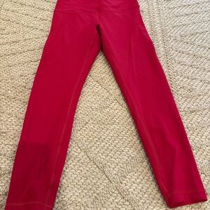 lululemon athletica dark pink Leggings